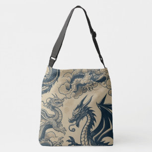 Bolso Cruzado Dragones anticuados de fantasía