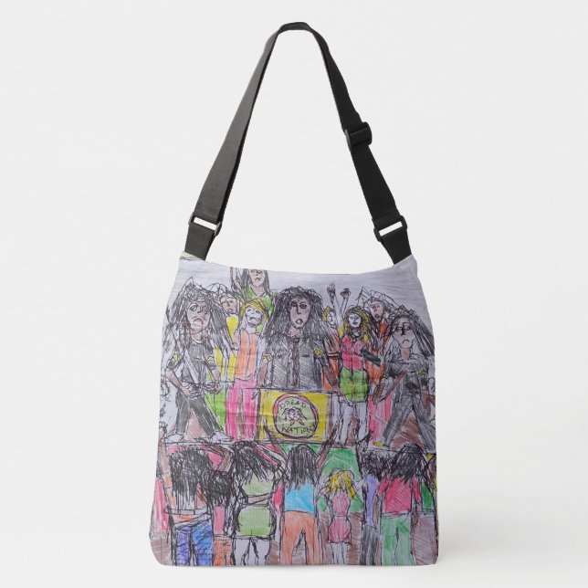Bolso Cruzado Dread Nation Tote (Anverso)