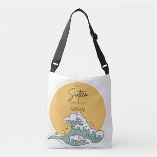 Bolso Cruzado Dulce Dieciséis Olas en Sun Monograma Nombre