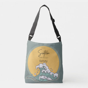 Bolso Cruzado Dulce Dieciséis Olas en Sun Monograma Nombre