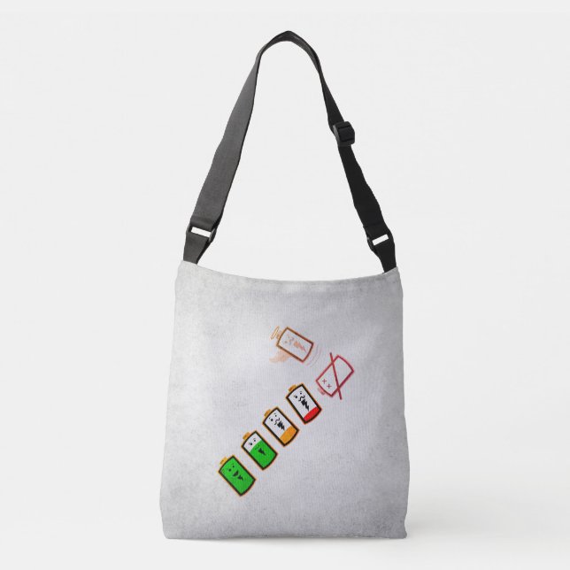 Bolso Cruzado Duración de la batería - Retro Guay Mix Edition (Anverso)