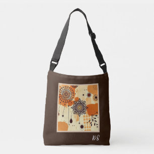 Bolso Cruzado Earthy Mandala Autumn Warm Rustic Boho