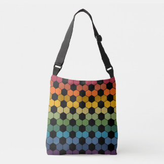 Bolso Cruzado Earthy Rainbow Soccer ball print