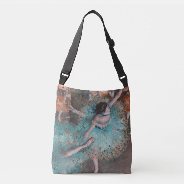 Bolso Cruzado Edgar Degas cantando bailarina verde (Anverso)