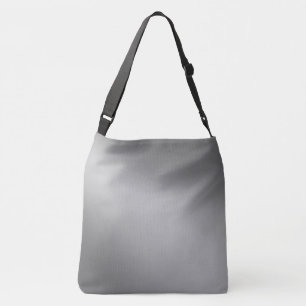 Bolso Cruzado efecto de luz de luna gris plateado
