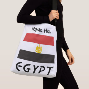 Bolso Cruzado Egipto Bandera Egipcia Personalizada 