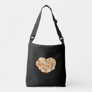 Bolso Cruzado El amor al corazón del cerdo de Guinea Cerdo de