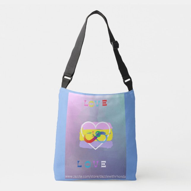 Bolso Cruzado El amor es amor (Anverso)