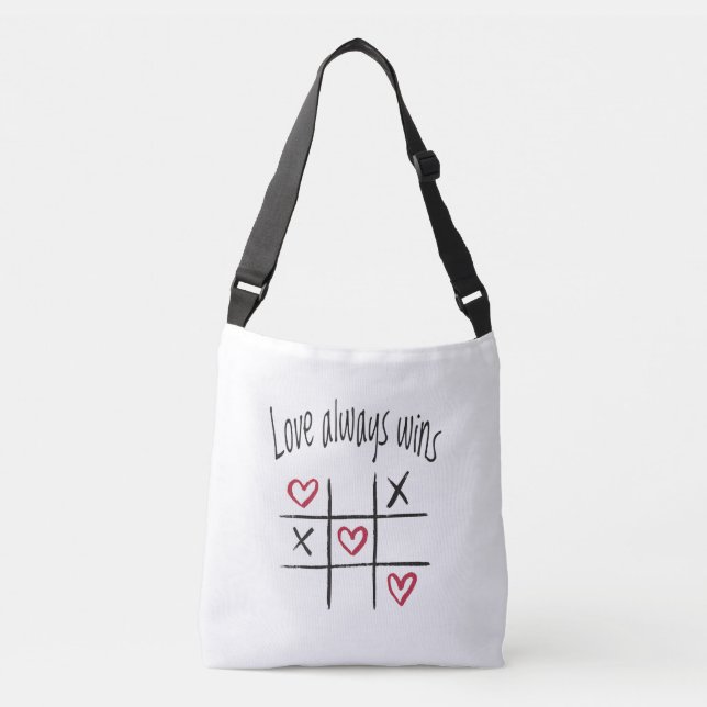 Bolso Cruzado El amor siempre gana (Anverso)
