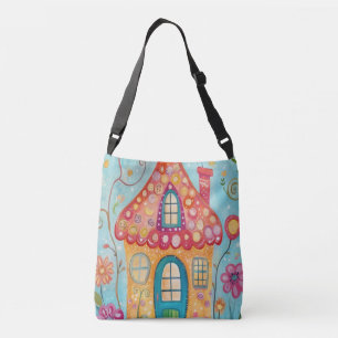 Bolso Cruzado El arte del jardín de cabañas encantado