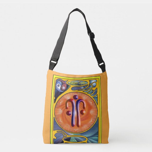 Bolso Cruzado El arte del símbolo de la verdad oculto (Anverso)