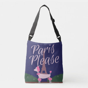 Bolso Cruzado El caniche dice París por favor