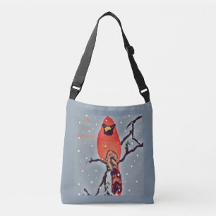 Bolso Cruzado El Cardenal Bird En La Nevada