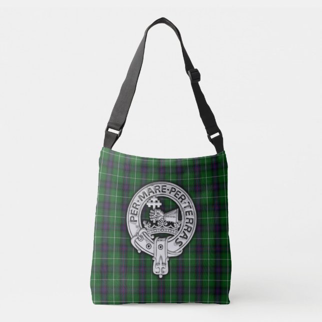 Bolso Cruzado El clan MacDonald del Escudo y el tartán de las is (Anverso)