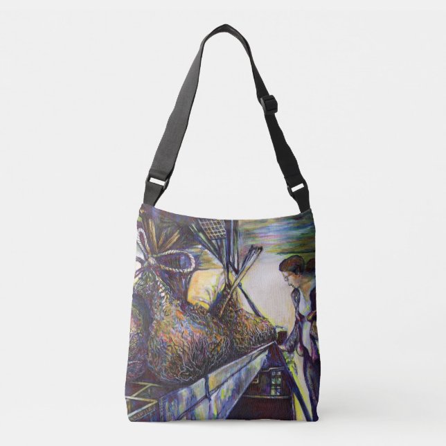 Bolso Cruzado El devastador destino de la vida (Anverso)