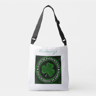 Bolso Cruzado el día de St Patrick verde del trébol