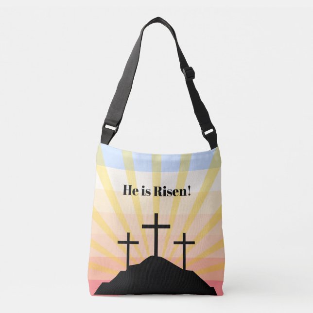 Bolso Cruzado Él es Risen (Anverso)