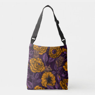 Bolso Cruzado El fiesta de ratones en naranja y violeta