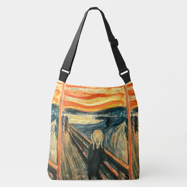 Bolso Cruzado El grito de Edvard Munch (Anverso)