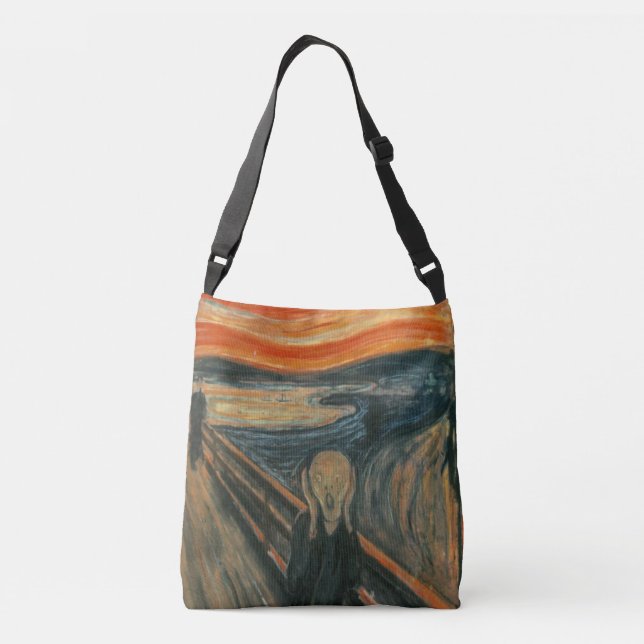 Bolso Cruzado El grito - Edvard Munch (Reverso)