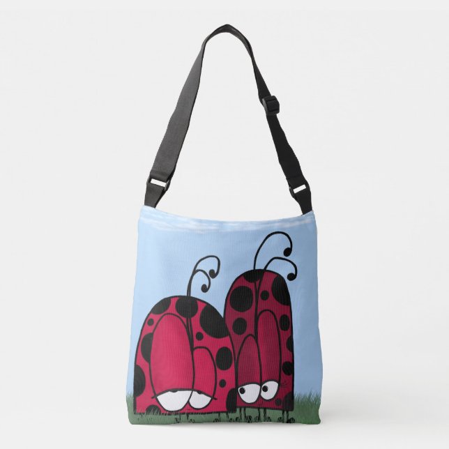 Bolso Cruzado El Ilustracion Ladybug del amor no correspondido (Anverso)