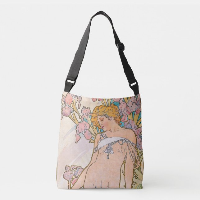 Bolso Cruzado El Iris (1897) de Alphonse Mucha (Anverso)
