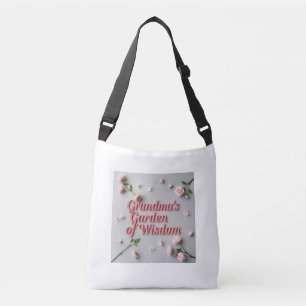Bolso Cruzado El jardín de la abuela de la sabiduría floral Día