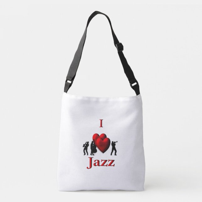 Bolso Cruzado El jazz del corazón (Reverso)