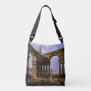 Bolso Cruzado El lugar de aterrizaje por Hubert Robert