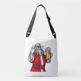 Bolso Cruzado El mal Papá Noel, el rock, la cerveza y el cigarro