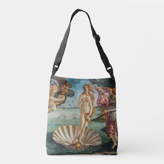 Bolso Cruzado El nacimiento de Venus | Sandro Botticelli | (Reverso)