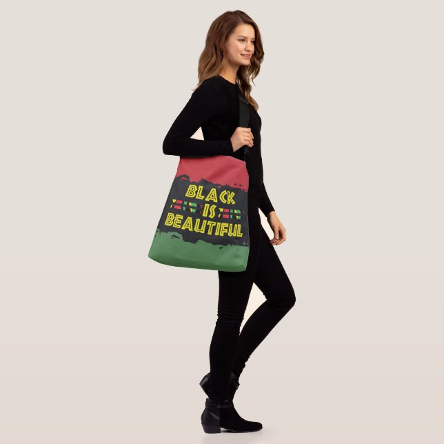 Bolso Cruzado El negro es un bello tema africano África negro (Puesto)