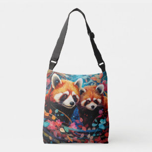 Bolso Cruzado El Panda Rojo Coloroso Animal Encantador