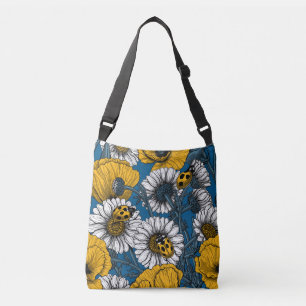 Bolso Cruzado El prado en amarillo y azul