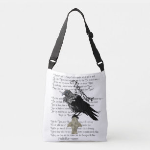 Bolso Cruzado El ravén de Edgar Allan Poe