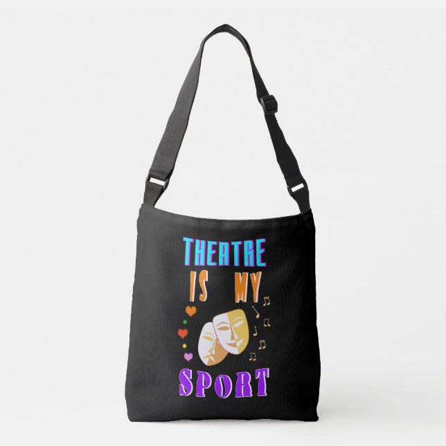Bolso Cruzado El teatro es mi teatro de actor deportivo (Anverso)