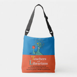 Bolso Cruzado El Tote de Maestros y Bibliotecarios de Palomas