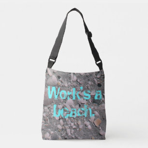 Bolso Cruzado El trabajo es una playa.