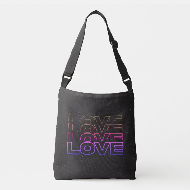 Bolso Cruzado Electro Love - Retro Mix Edition (Anverso)