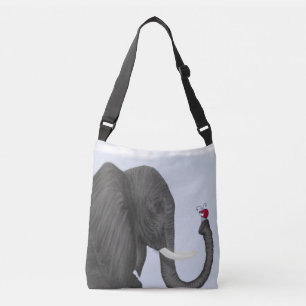 Bolso Cruzado Elefante Adorable y Ladybug Cuaderno