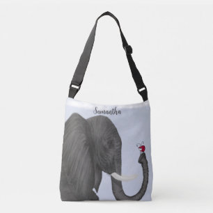 Bolso Cruzado Elefante Adorable y Ladybug Cuaderno