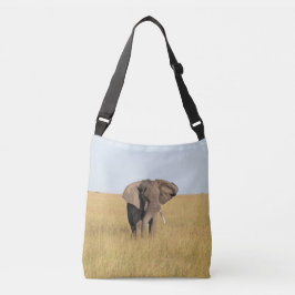 Bolso Cruzado Elefante africano en el entorno natural