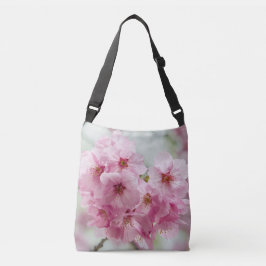 Bolso Cruzado Elegancia de Pétalo Rosa – Arte Floral Japonés