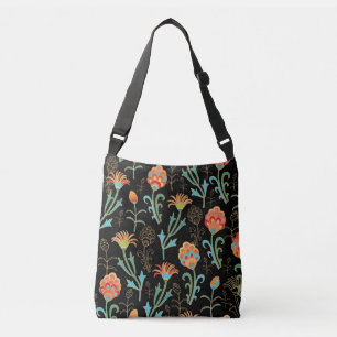 Bolso Cruzado Elegancia floral oriental sin inconvenientes