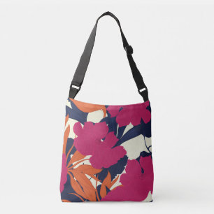 Bolso Cruzado Elegancia floral: patrón abstracto