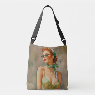 Bolso Cruzado Elegancia Retro: Chic de Playa