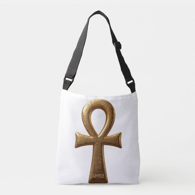 Bolso Cruzado Elegant Egyptian Ankh Symbol Tote Bag  (Anverso)