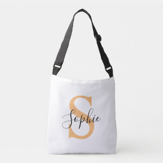Bolso Cruzado Elegant Script Custom Name Personalized Gift