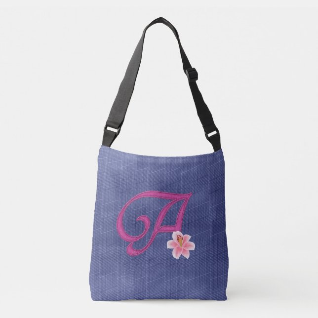 Bolso Cruzado Elegante azul A (Anverso)