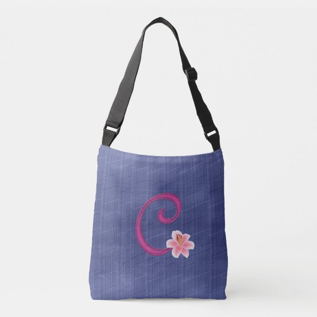 Bolso Cruzado Elegante azul C (Anverso)